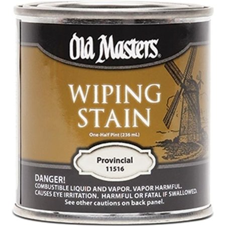 OLD MASTERS Old Masters 11516 0.5 Pint. Provincial Wiping Stain; 240 Voc 86348115163